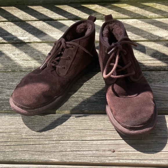 Ugg Chocolate Brown Neumel Boot Mens Size 10 - Picture 5 of 16